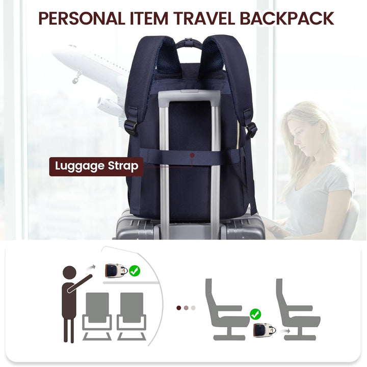 LOVEVOOK Rucksack Damen Laptop Rucksack 15.6 Zoll Schulrucksack Mädchen Teenager Wasserdicht Schulta