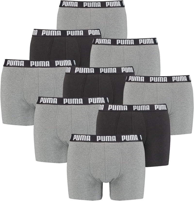 PUMA Herren Boxershorts (3er Pack) S 004 - Grey Combo, S 004 - Grey Combo