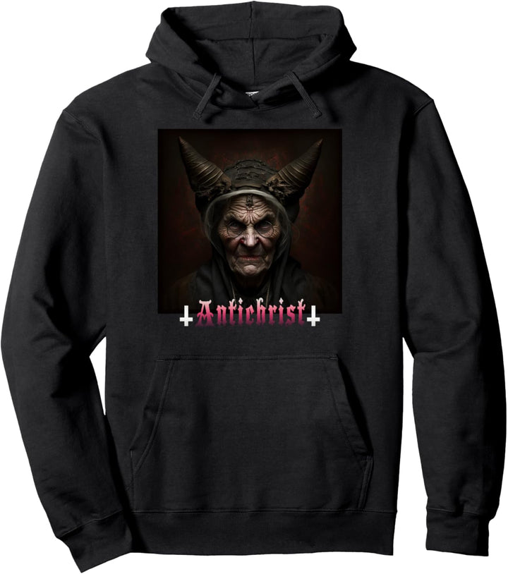 Antichrist, Satan, böse Nonne, Satanist, Gothic, Teufel Pullover Hoodie