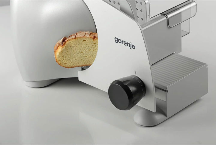 Gorenje R607A Allesschneider und Schneidemaschine, Metal, Edelstahl-Messer hergestellt in Solingen,