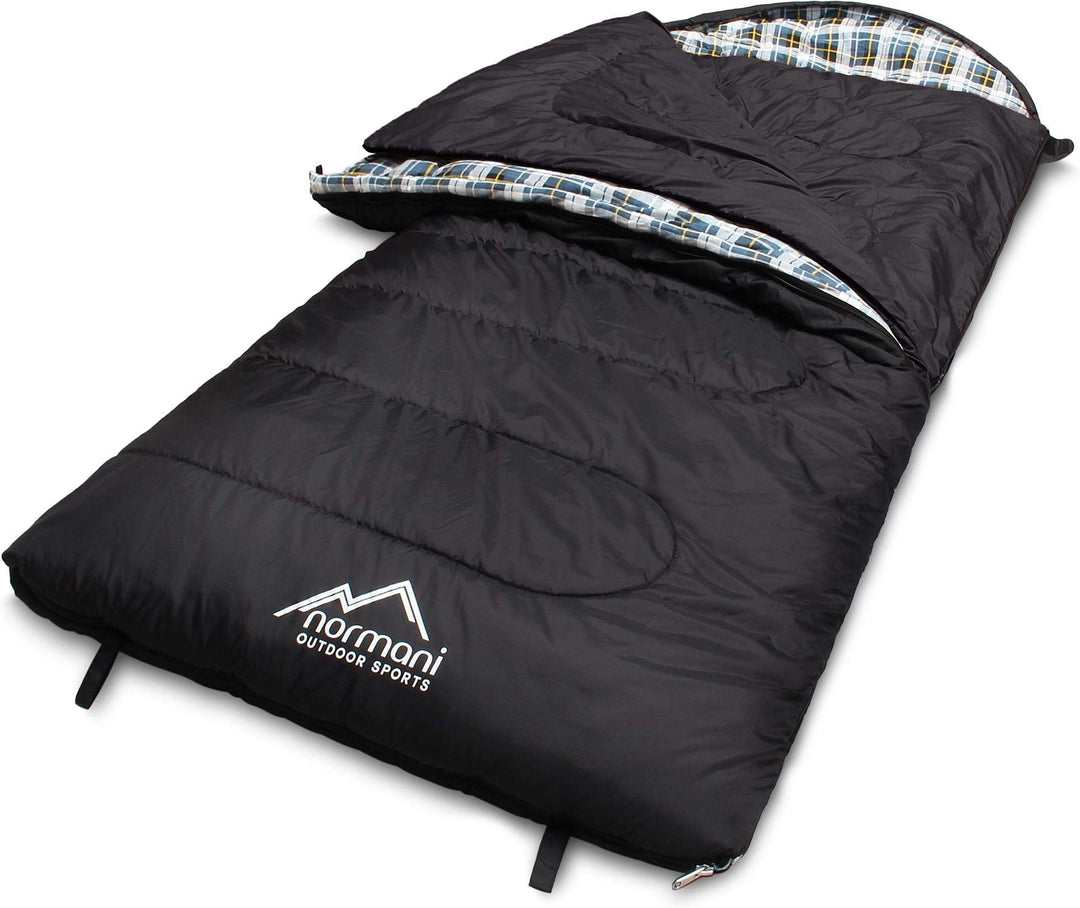 normani 4-in-1-Funktion Extrem Outdoor Schlafsack 'Antarctica' aus Nylon Rip-Stop mit 500 + 250 g/m²