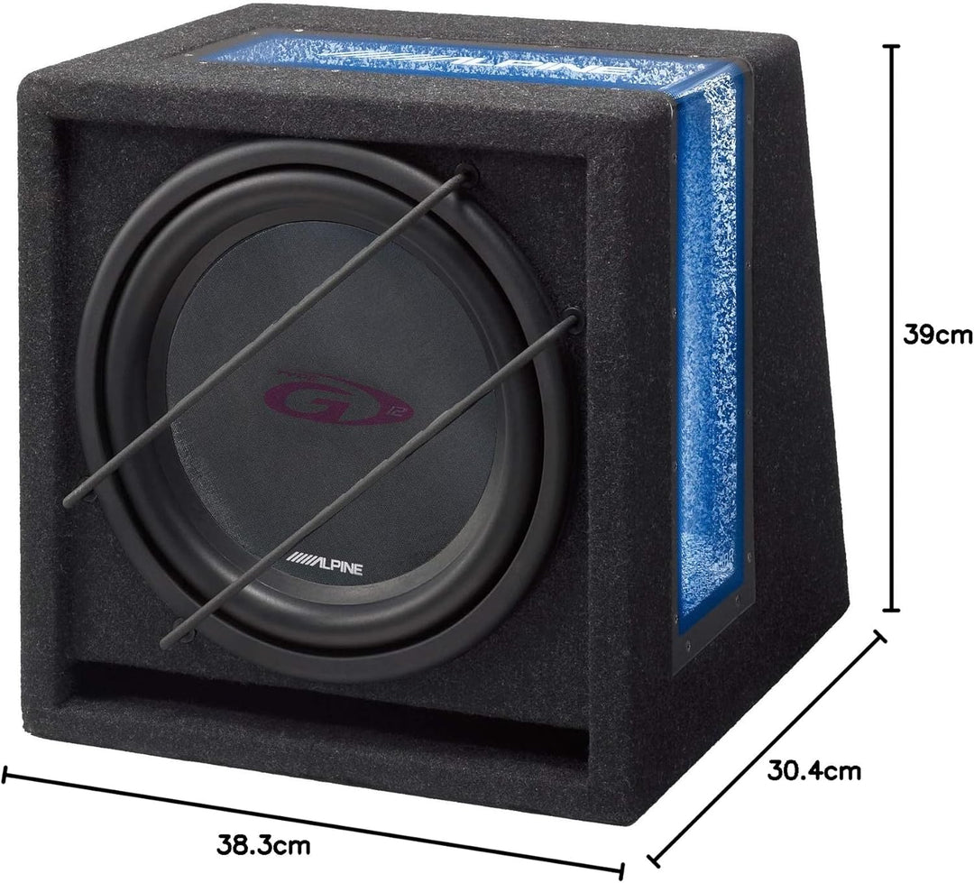 Alpine SBG-1244BR car subwoofer Pre-Loaded subwoofer 250 W