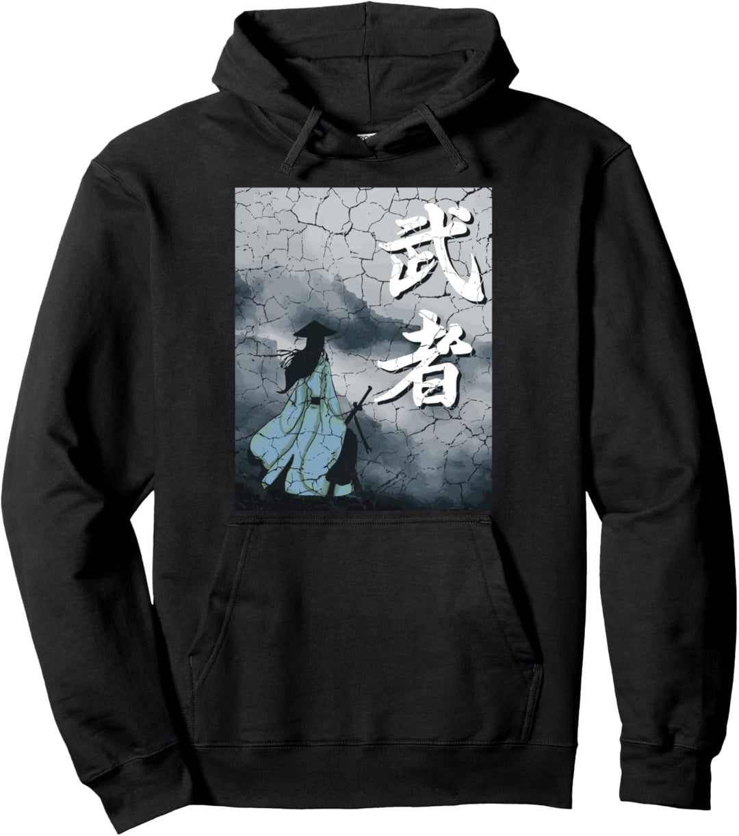 Krieger Japanisch japanischer Krieger Pullover Hoodie
