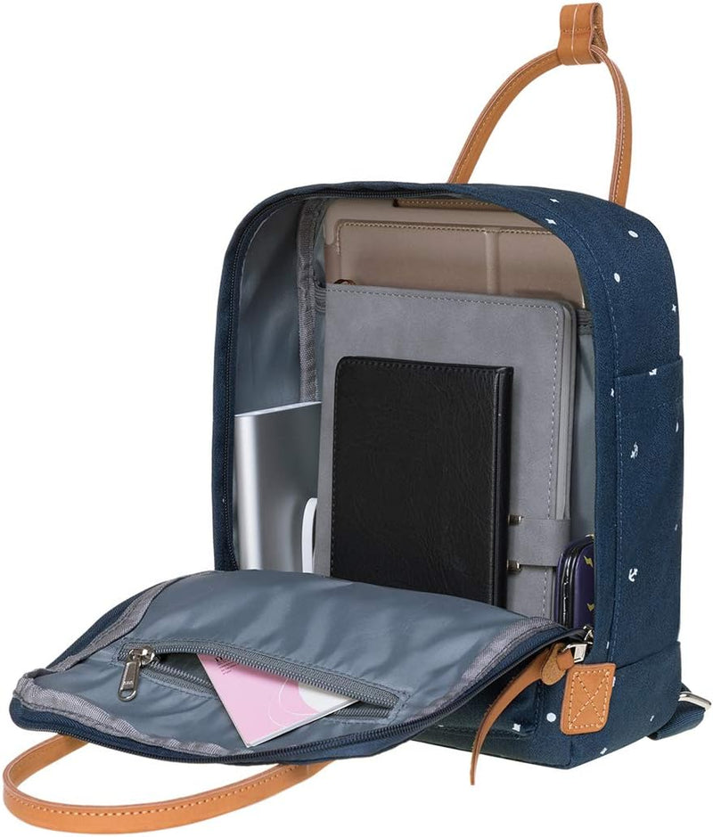 KAUKKO Kf Rucksack für Herren 8.26" x 4" x 10" Blau[k1007-5], 8.26" x 4" x 10" Blau[k1007-5]