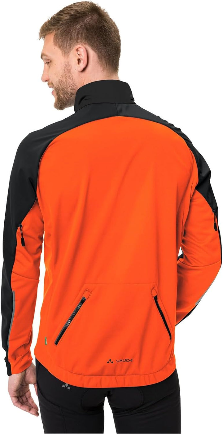 VAUDE Men's Posta Softshell Jacket VI - Softshelljacke Herren - Radjacke M neon orange, M neon orang