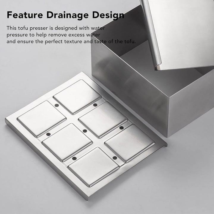Tofu-Presse, Multifunktional, 304 Edelstahl, DIY, Haushalt, Verstellbar, Tofu-Presse, Leicht zu Rein