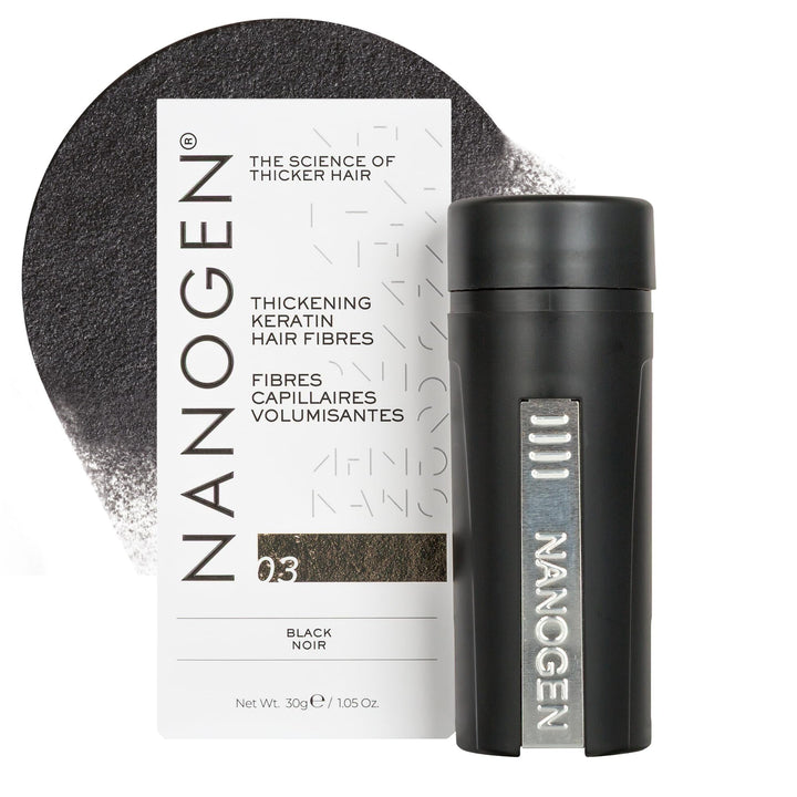 Nanogen Hair Thickening Fibres Black 30g schwarz 30g, schwarz 30g