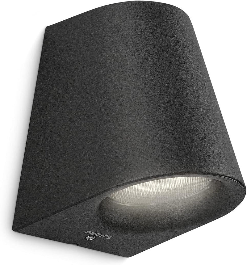 Philips Virga Wandleuchte LED, 1 x 4 W, Schwarz