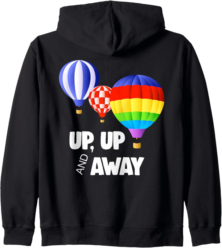 Heissluftballon hoch und weg Kapuzenjacke