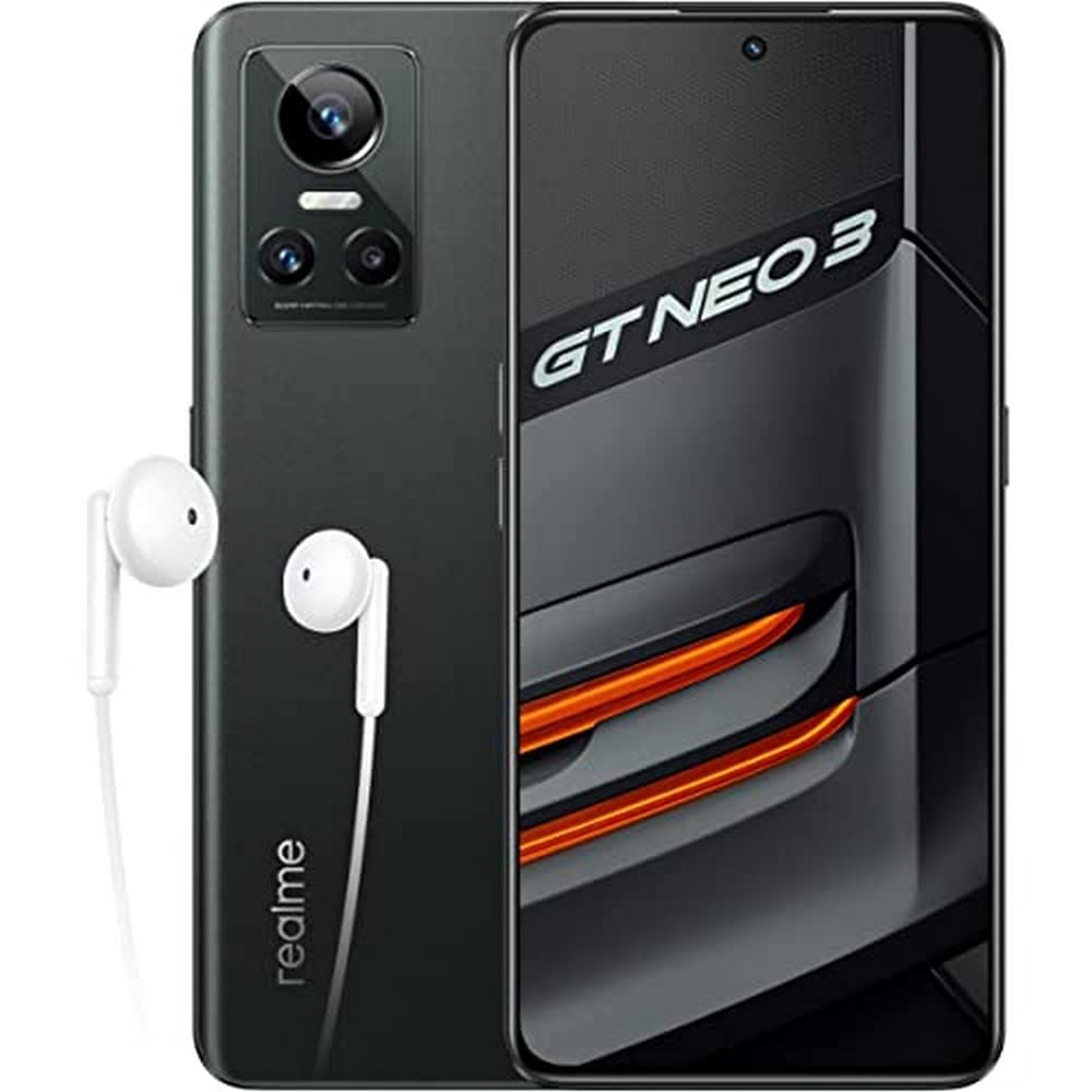 realme GT neo 3 150 W - 12+256GB 5G Smartphone ohne Vertragy,150 W SuperDart-Aufladung,MediaTek Dime
