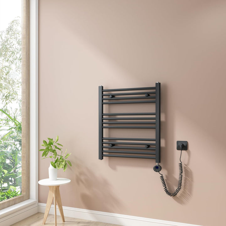 Heilmetz Badheizkörper Elektrisch 70x60cm Badheizkörper Elektrisch mit Thermostat+Timer-Funktion Ger