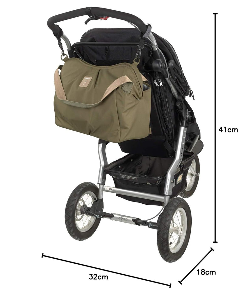 LÄSSIG Baby Wickeltasche Zwillinge Zwillingswickeltasche Babytasche Kliniktasche Wickelrucksack inkl