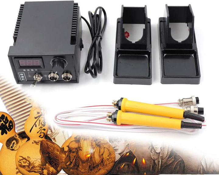 Phyrographie-Maschine, Kit für Holz, 60 W, Profi-Holz, Digital, Temperatur einstellbar von 0 °C bis