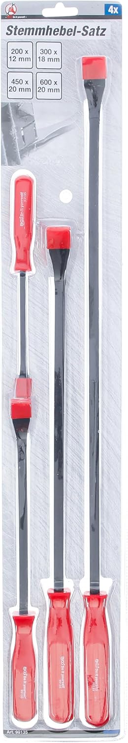 BGS Diy 99135 | Stemmhebel-Satz | 4-tlg. | mit Kunststoffgriff | Hebeleisen