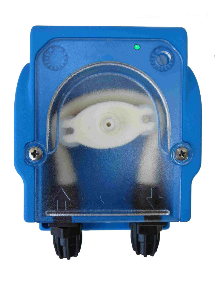 alfa-pool Dosierpumpe, Schlauchpumpe PVG 230V regelbar 0,2-1,5 l/h mit Betriebsanzeige und Leermeldu