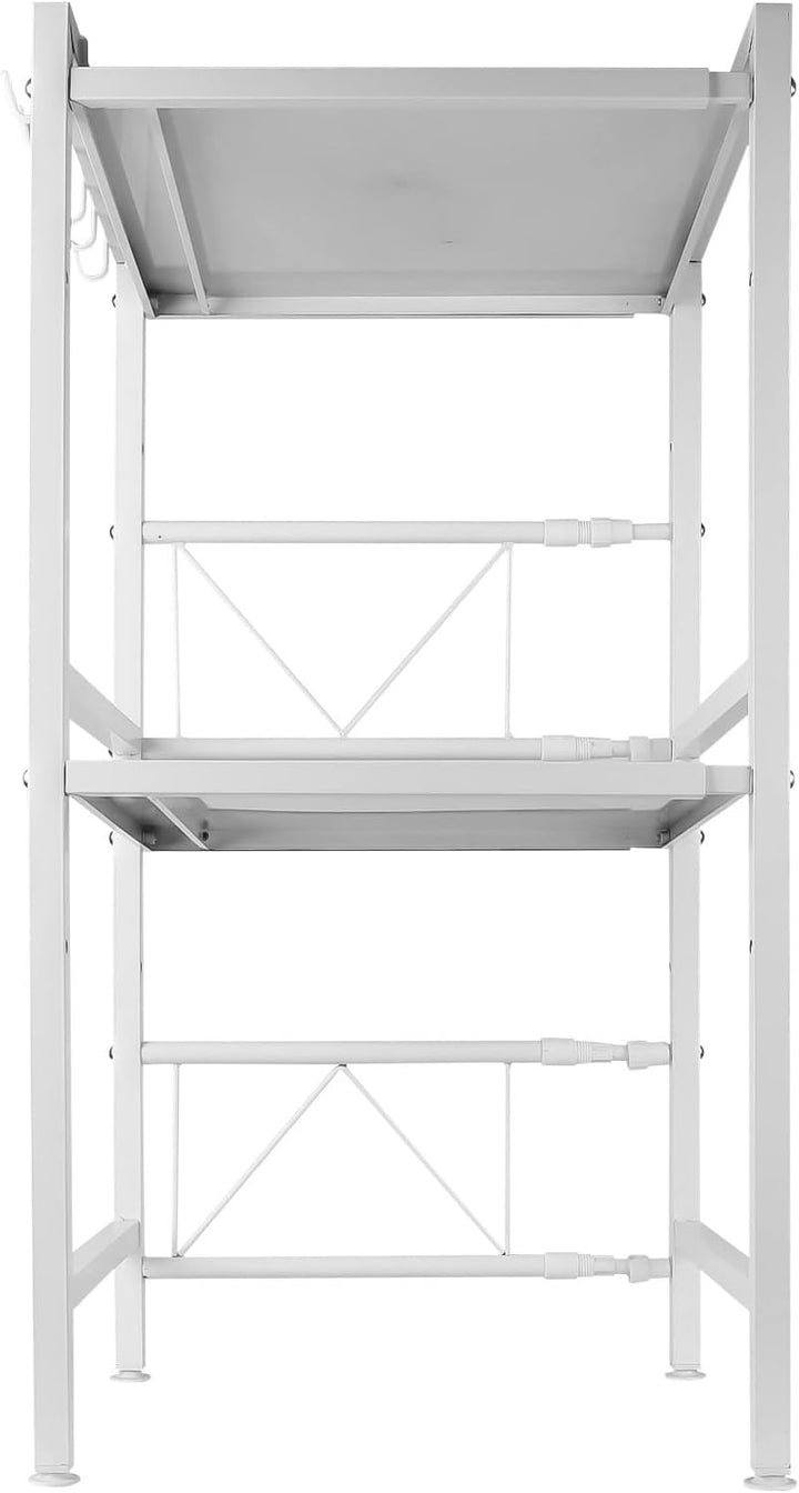 XDAILUYYDS Mikrowellen Regal, Ofengestell, 2-lagiges Erweiterbares Mikrowellenständer, Mikrowellenha