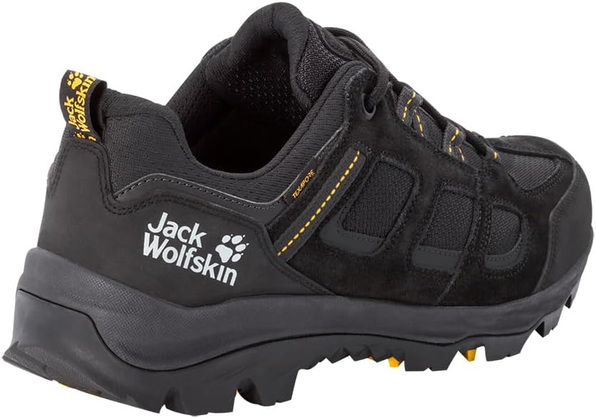 Jack Wolfskin Herren Vojo 3 Texapore Low M Outdoorschuhe 39.5 EU Black Burly Yellow Xt, 39.5 EU Blac