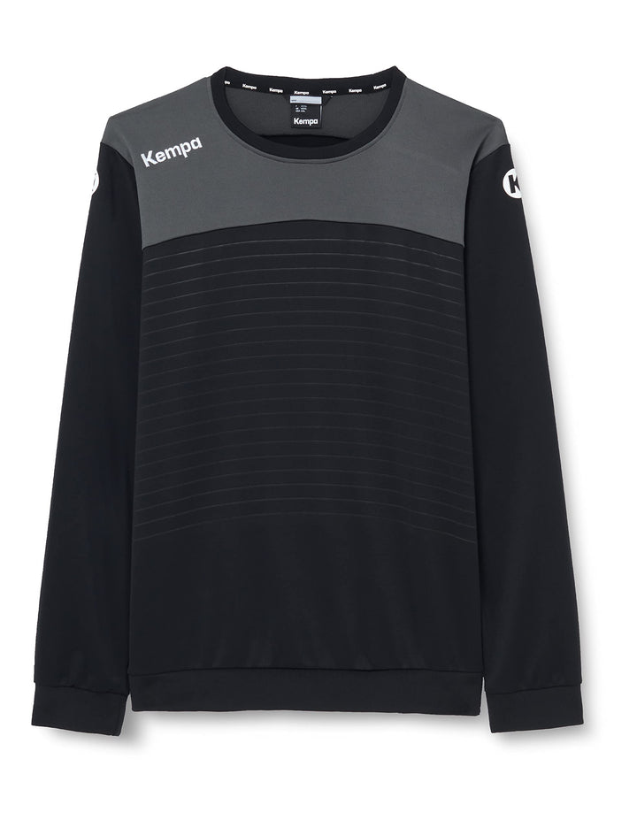 Kempa Herren Emotion 2.0 Longsleeve Herren Longsleeve 3XL Schwarz/Anthra, 3XL Schwarz/Anthra