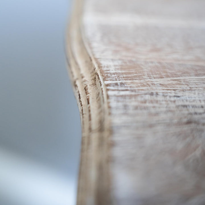 livasia Feine, hohe Teakholzkommode, Schminktisch, Nachttisch, Kommode, Nachtschrank, Badezimmerschr