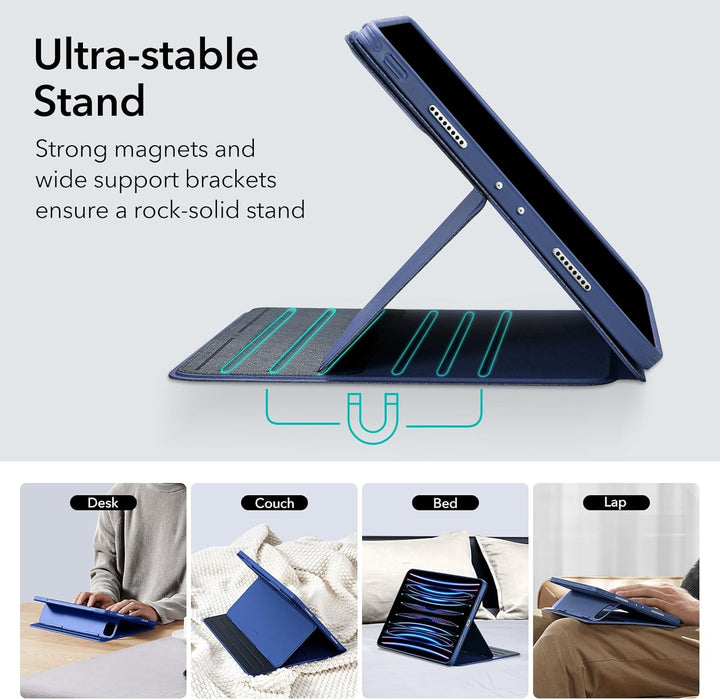 ESR für iPad Pro 11 Hülle 2022/2021, iPad Pro11 Zoll Case, abnehmbare magnetische Abdeckung, Verstel