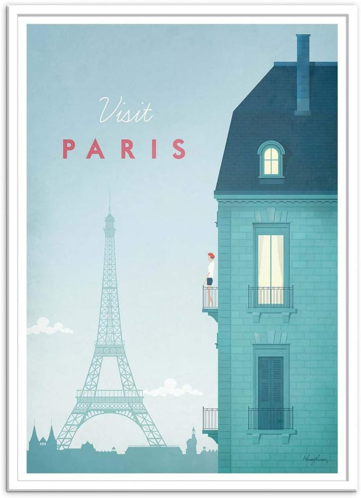 Wall Editions Art-Poster - Visit Paris - Henry Rivers