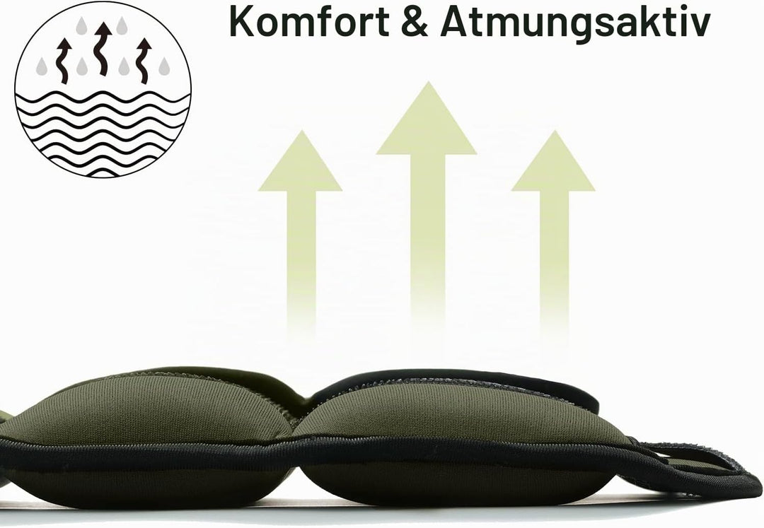 Sportneer Verstellbare Knöchelgewichte: Verbesserte Verstellbare Beingewichte, Gewichtsmanschetten G