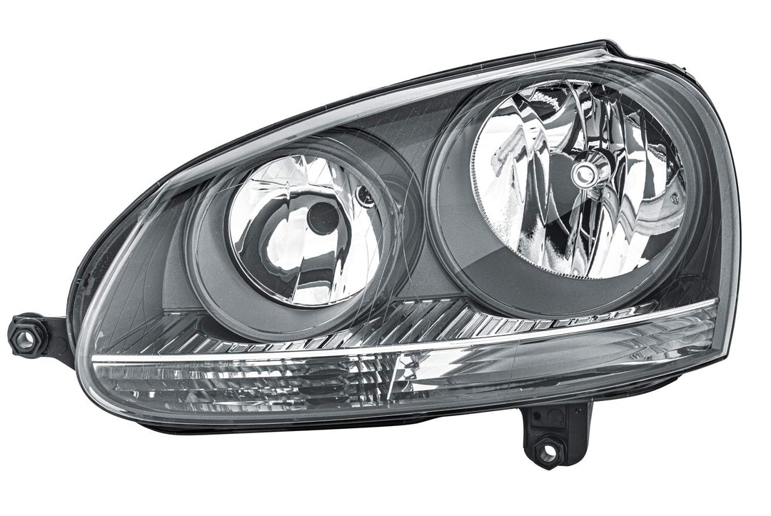 HELLA 1EG 247 007-411 Halogen-Hauptscheinwerfer - links - für u.a. VW Golf V (1K1) Links Grau, Links