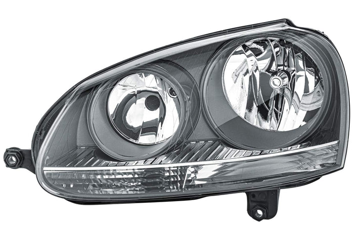 HELLA 1EG 247 007-411 Halogen-Hauptscheinwerfer - links - für u.a. VW Golf V (1K1) Links Grau, Links