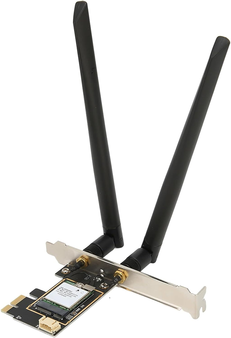 Annadue WiFi 6 PCIE WLAN Karte, AW-XB468NF MT7921 1800 Mbit/s 2,4G/5 GHz Dualband PCIE Wireless Netz