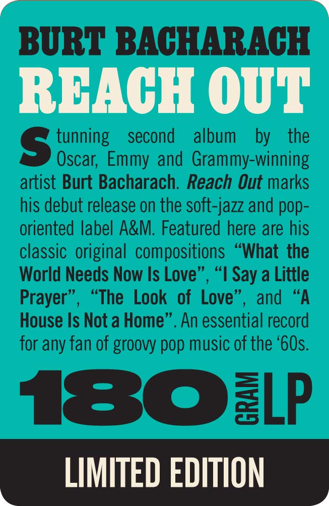 Reach Out, Vinyl