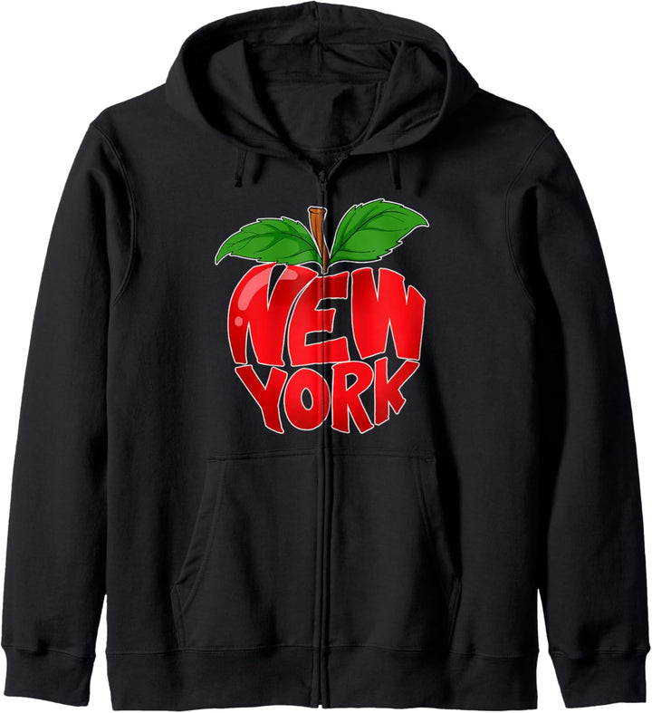Lustiges New York City Big Apple NYC NY Manhattan Queens Kapuzenjacke