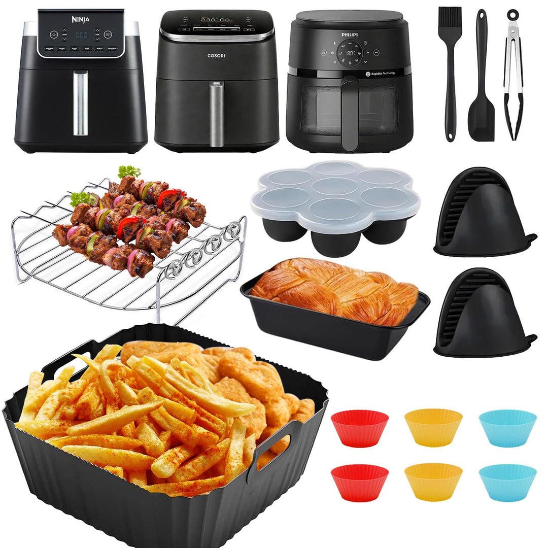 Heissluftfritteuse Zubehör für Cosori Turboblaze 6 L XXL 5,7 6,2L, Ninja Airfryer MAX PRO 6 2 Liter