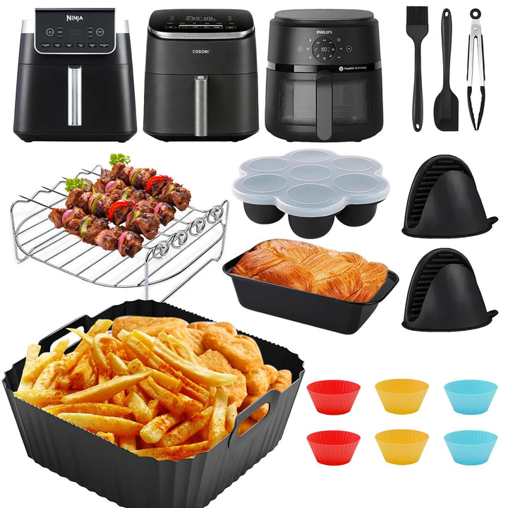 Heissluftfritteuse Zubehör für Cosori Turboblaze 6 L XXL 5,7 6,2L, Ninja Airfryer MAX PRO 6 2 Liter