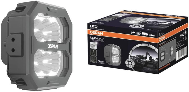 OSRAM LEDriving® Cube PX1500 Spot, LEDPWL116-SP, OFF ROAD, LED Arbeitsscheinwerfer, 1500 Lumen, Falt