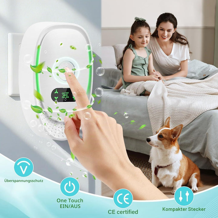 Luftreiniger, Plug in Air Purifier, Air Purifier Ionizer Generator, Steckbarer Negativ Ionen Luftrei
