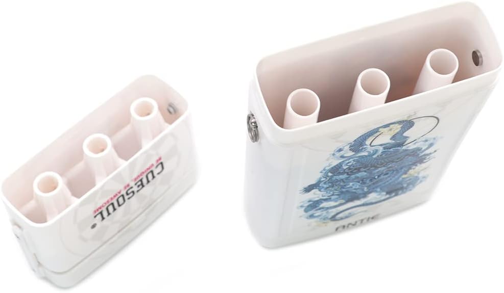 CUESOUL ANTIE Hard Dart Case, Hält 6 Steeldarts/Soft Tip Darts und zusätzliches Zubehör, mit Vier my