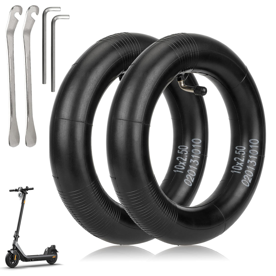 10 x 2.50 E Scooter Schlauch, 10 Zoll Verdickter Schlauch für Elektroroller für Ninebot MAX G30 G30P