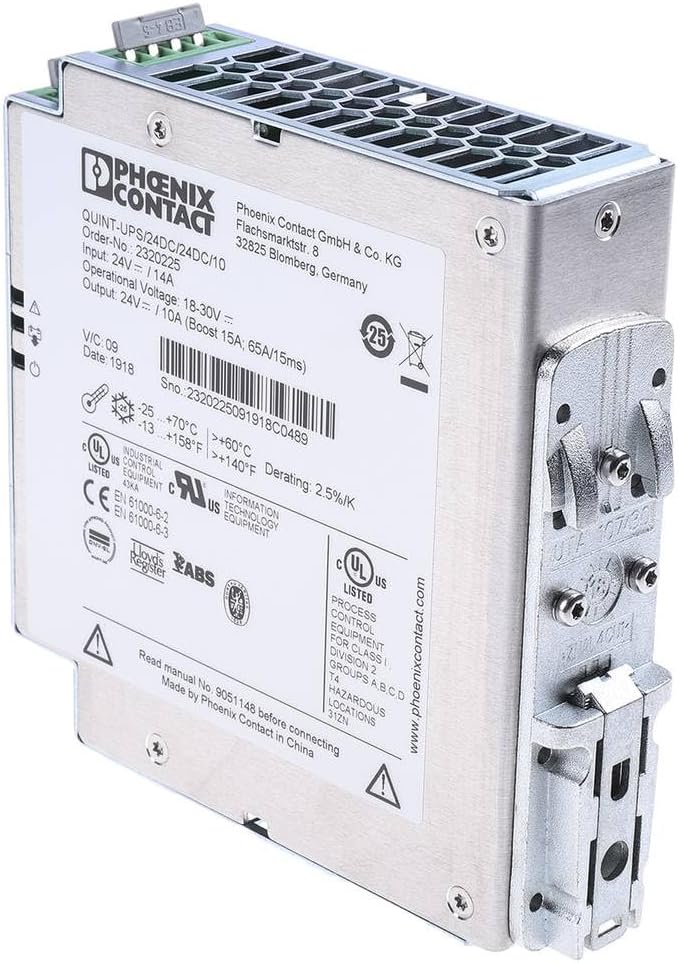 Phoenix Contact QUINT-UPS DIN-Schienen USV Stromversorgung 240W, 24V dc / 10A