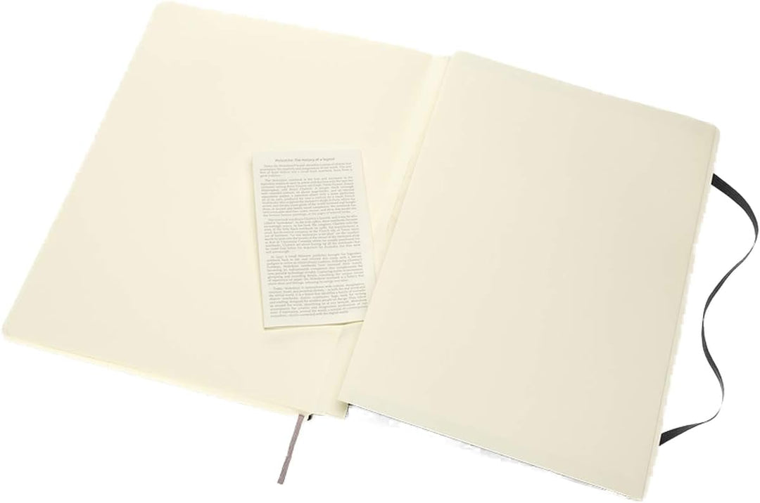 Moleskine - Klassisches Blanko Notizbuch - Notizheft mit Softcover und elastischem Verschluss - Mass