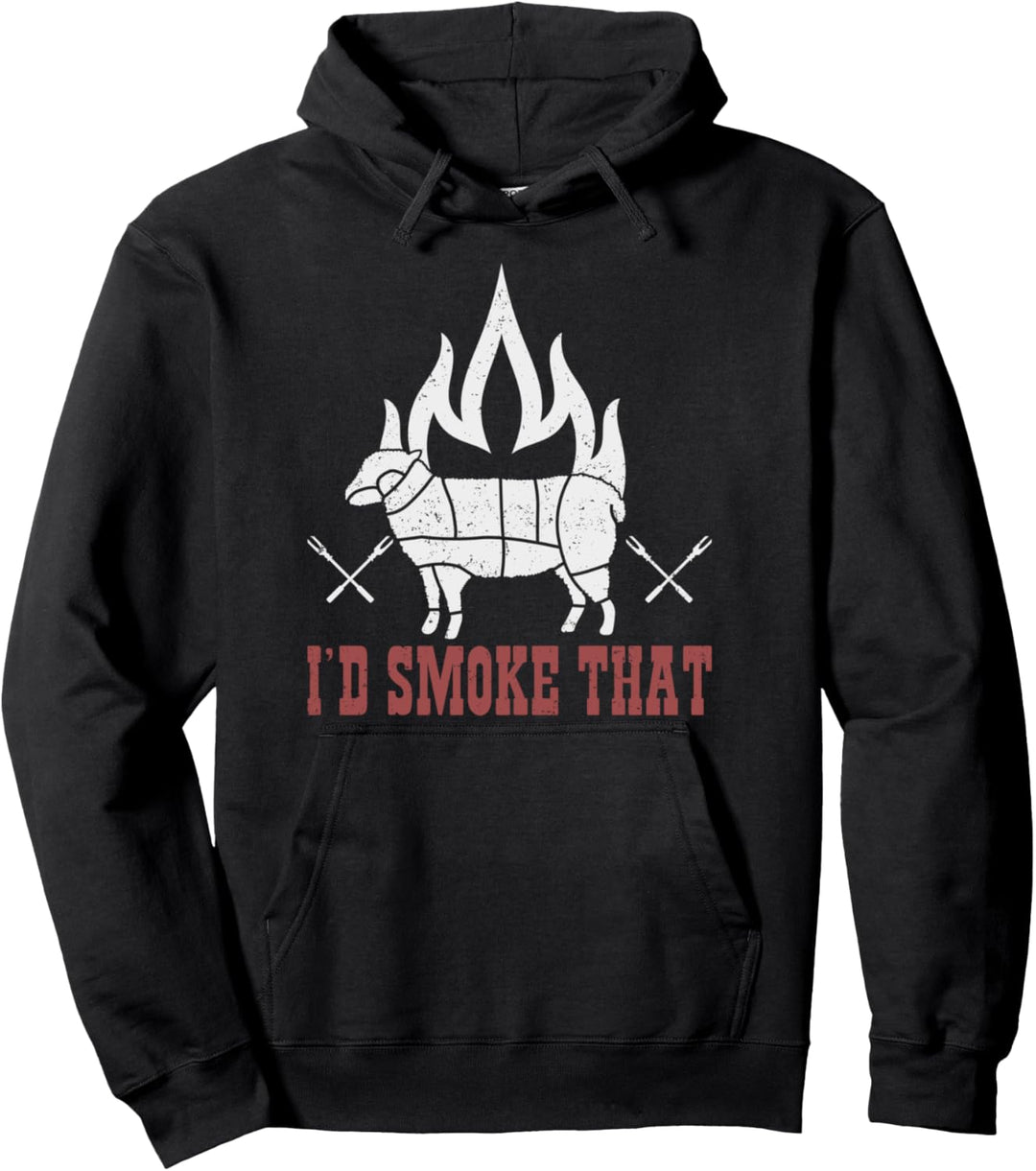 Lammfleisch Grillen Grillparty BBQ Grillmeister Grillen Pullover Hoodie