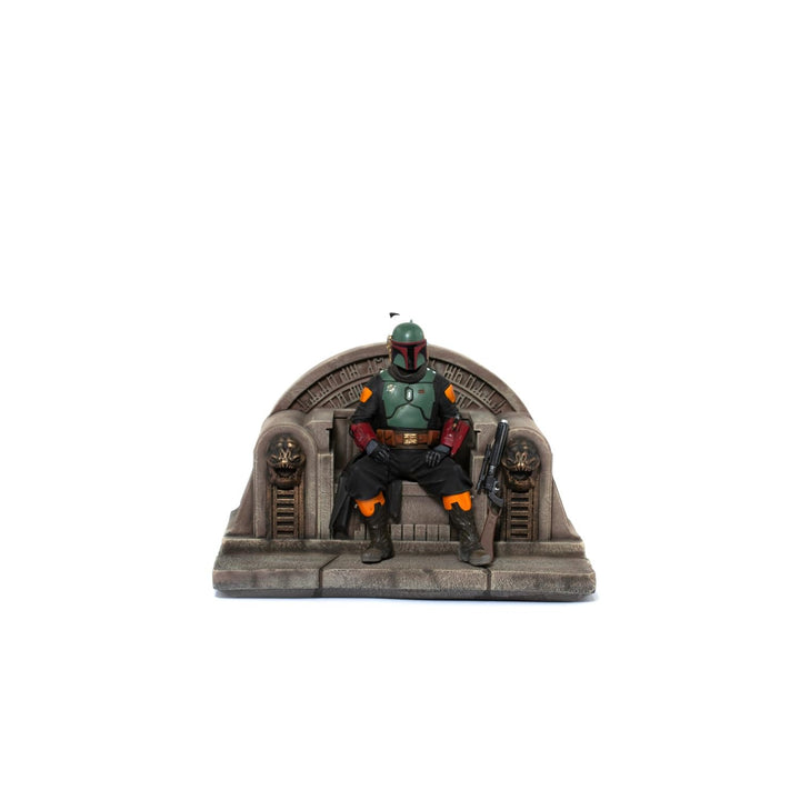 Iron Studios 1:10 Boba Fett auf Thron – Der Mandalorianer