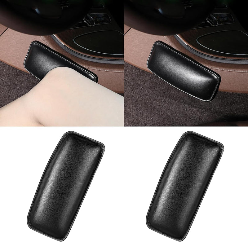 EEEKit 2 Pack Leder Auto Center Console Kniekissen Soft Pad, Auto Fusspflege Knie Leggings Abdeckung