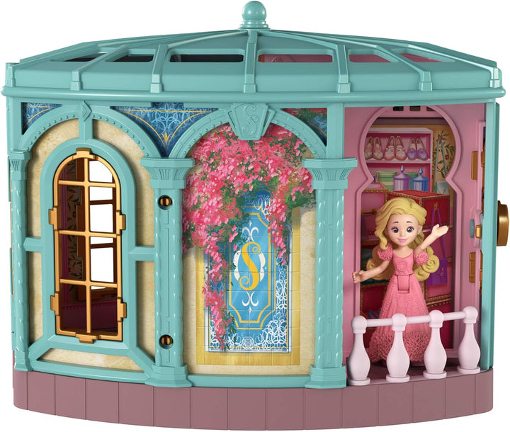 Mattel Universal Pictures Wicked Zimmer-Spielset „Heissgeliebt“ mit Kleiner Puppe und 3 Spielbereich