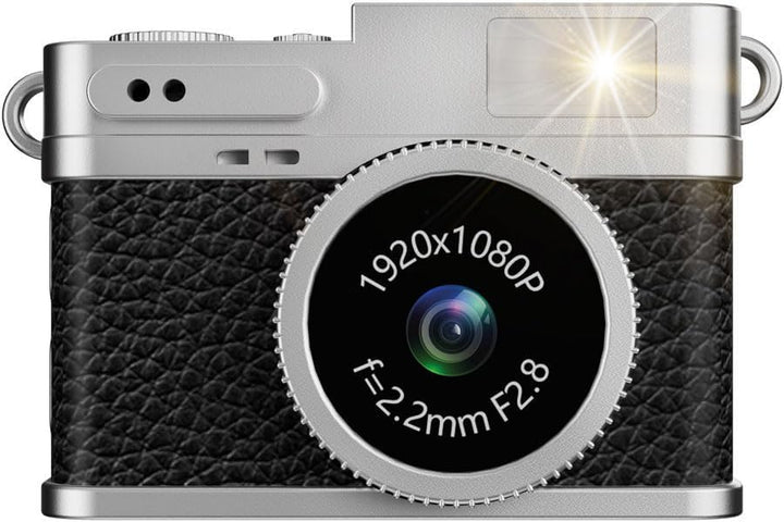 Easypix MiniPro XS1 • Echte Digitalkamera im Miniaturformat • Stylische Retro-Mini-Kamera für Fotos
