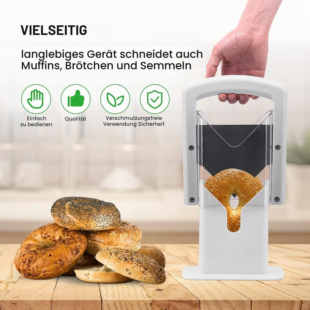 Bagel Guillotine Slicer Haushaltsbagelschneider Bagel Präzisionsschneider Bagel Cutter Schneiden Hil