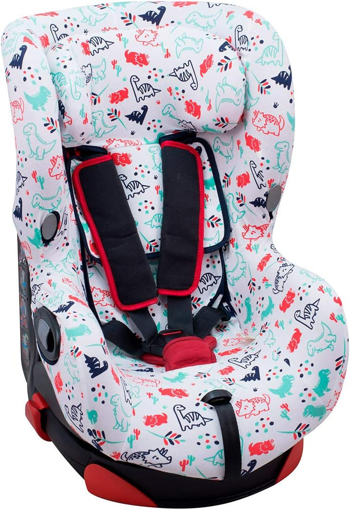 JYOKO Kids Bezug kompatibel mit Bébé Confort Axiss (Dino Party), Dino Party