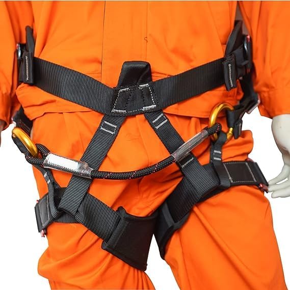 SOB Bergsteiger-Klettergurt, Halbkörpergurt Sicherheitsgurt Klettergurt für Feuerrettung Bergsteigen