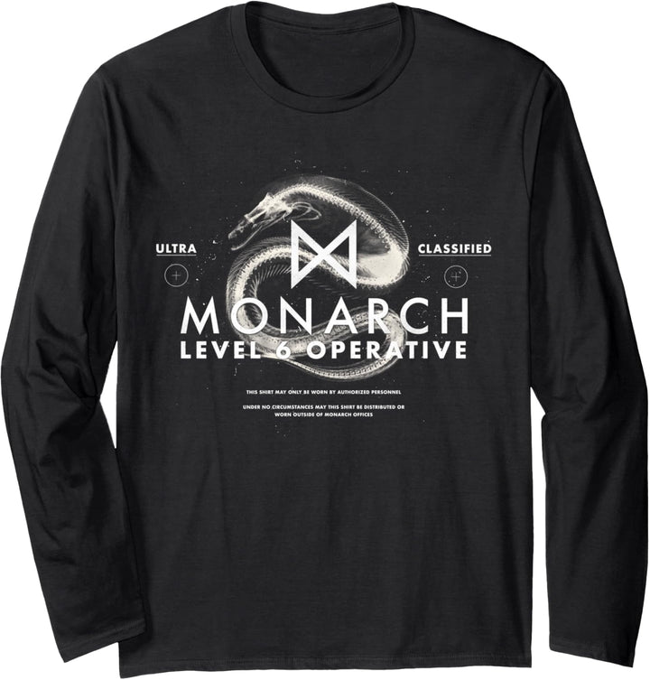 Godzilla vs Kong - Offizieller Monarch Operative Langarmshirt