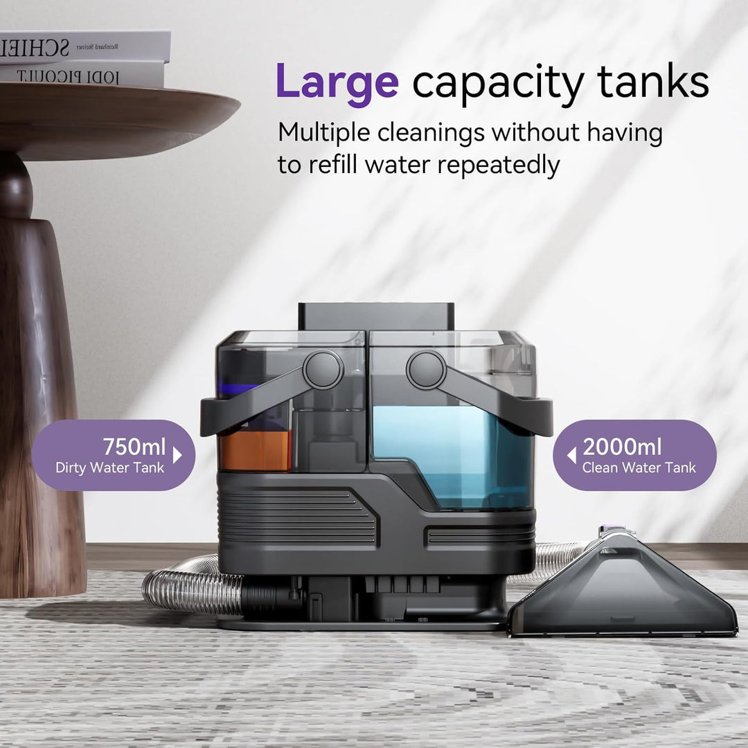 Tragbare Teppich reinigungs maschine, 20Kpa leistungsstarke Absaugung Spot Cleaner Maschine, Nasssau
