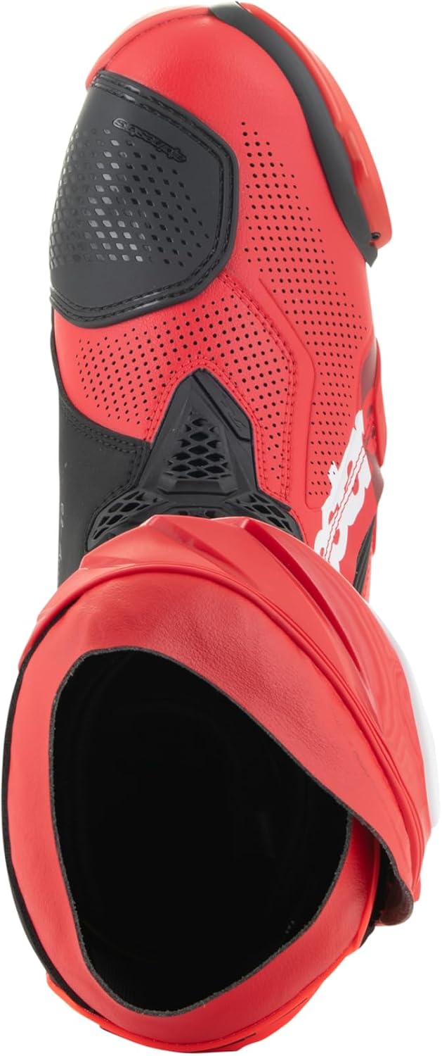 Alpinestars Supertech R Vented Motorradstiefel 42 EU Rot, 42 EU Rot